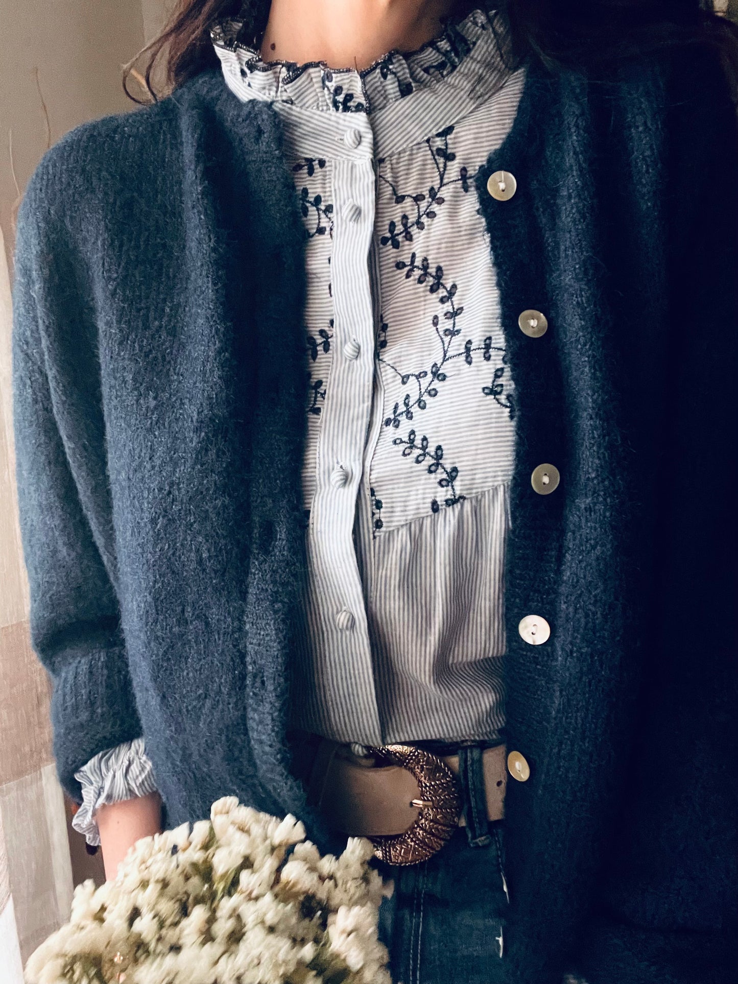 Cardigan Blu Marine