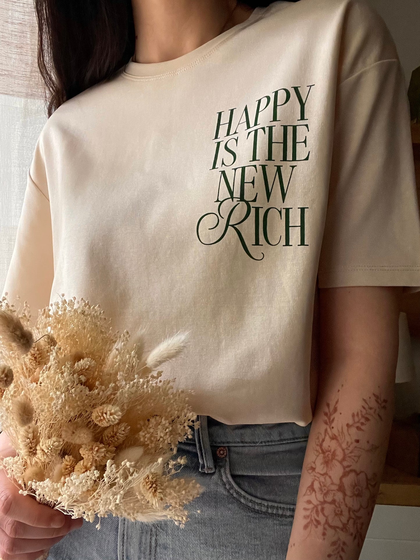 T-Shirt Happy is the new Rich