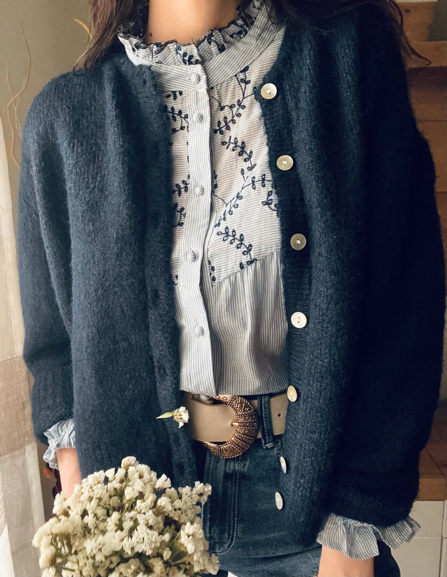 Cardigan Blu Marine