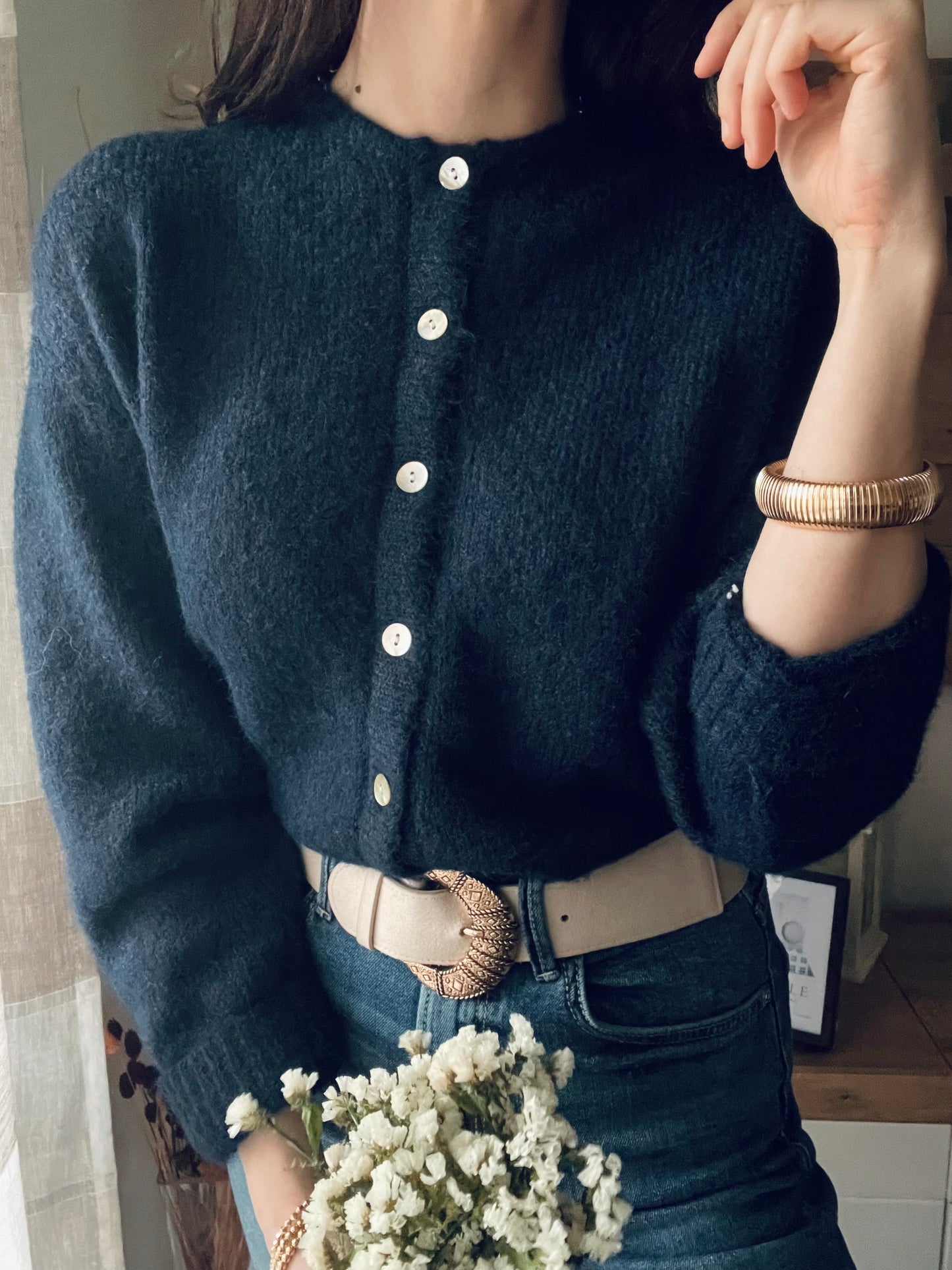Cardigan Blu Marine