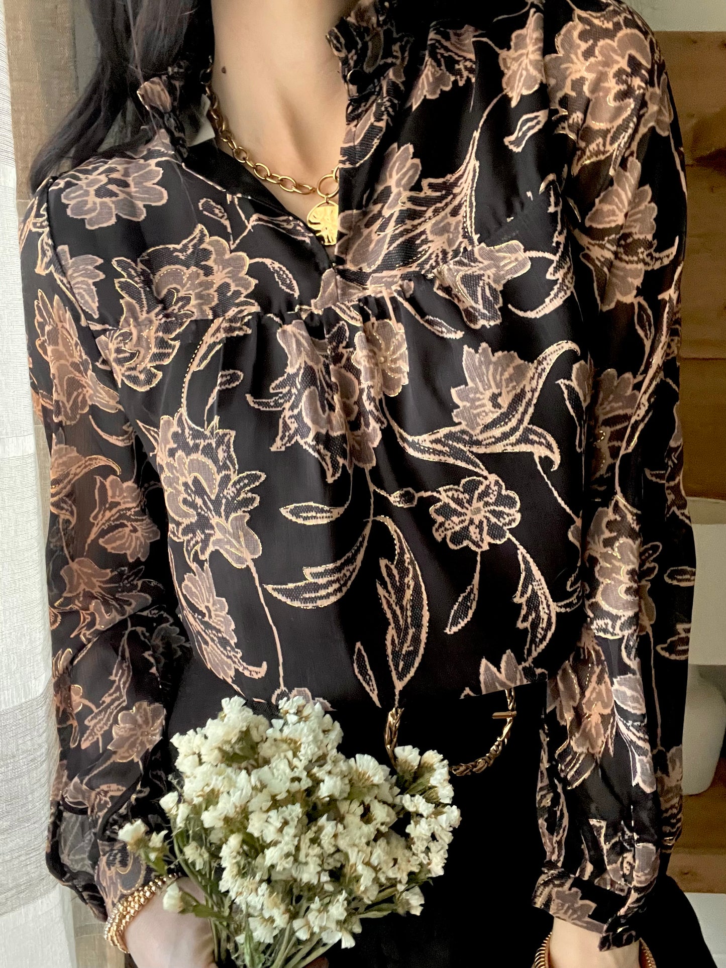 Blusa Fiori Dark