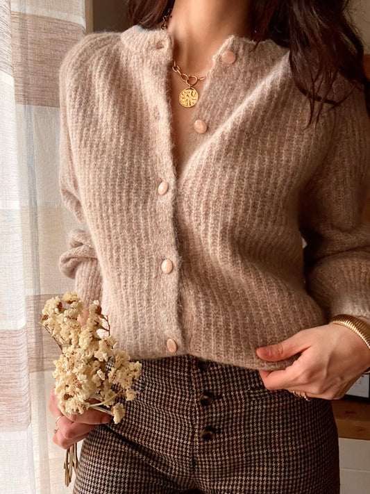 Cardigan Taupe