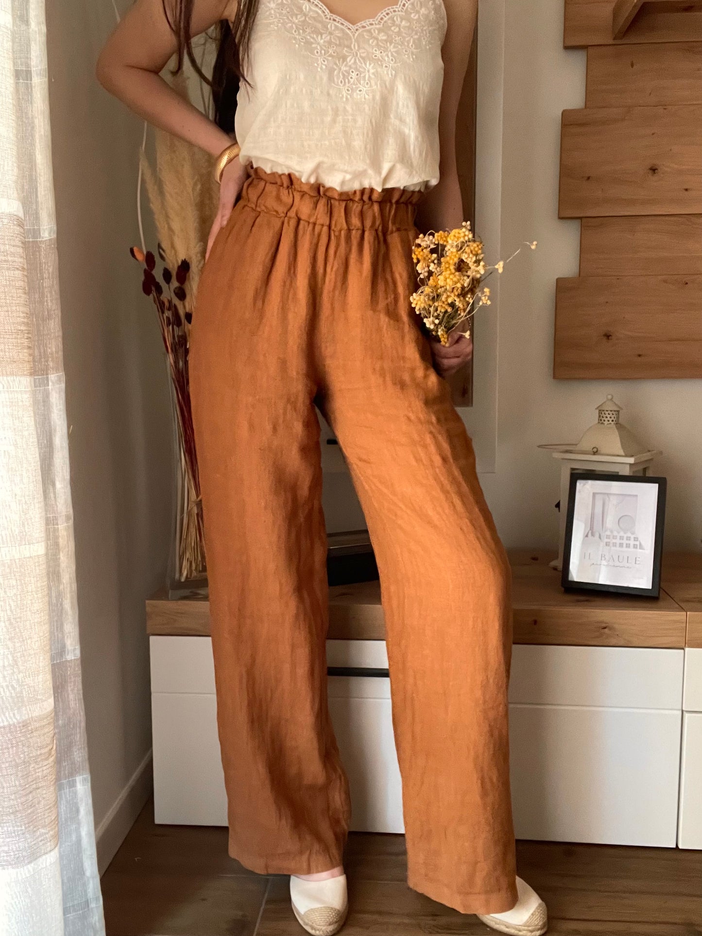 Pantalone 100% Lino (made in Italy)