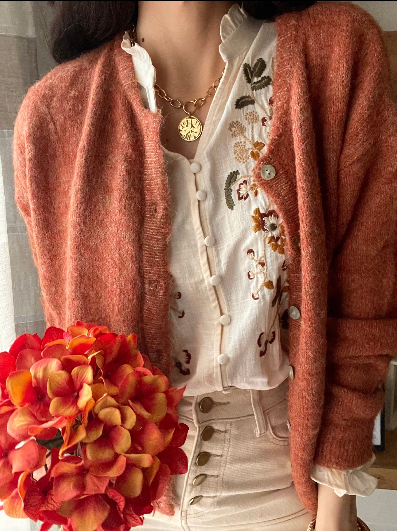 Cardigan Ruggine