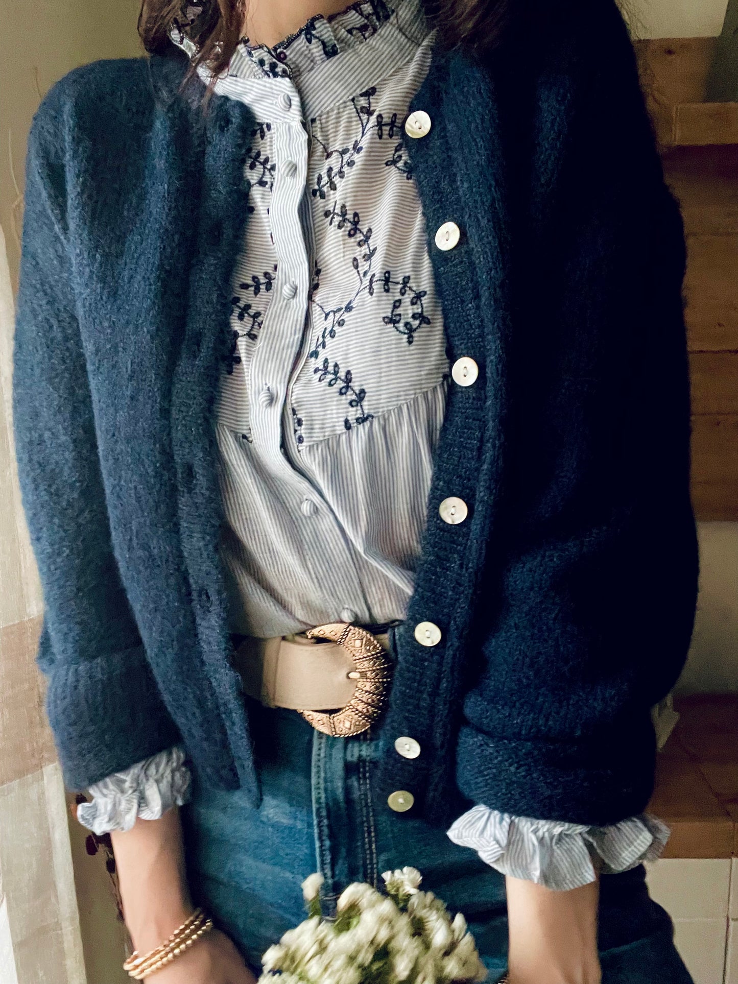 Cardigan Blu Marine