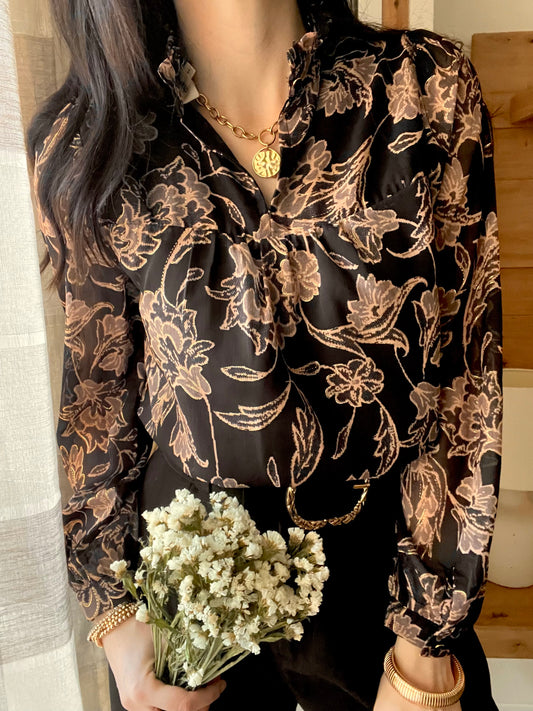 Blusa Fiori Dark