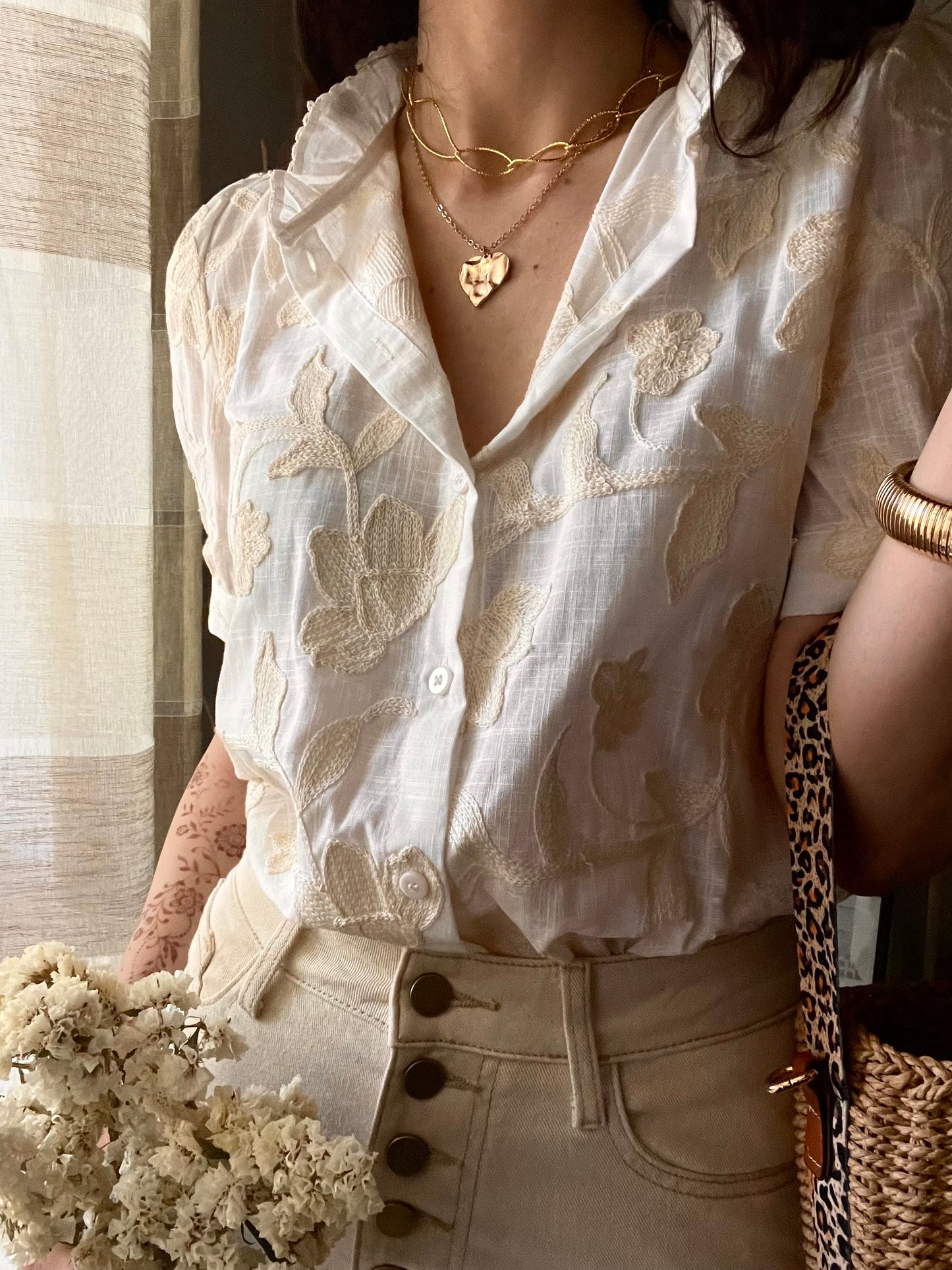 Camicia Fiori di Canapa
