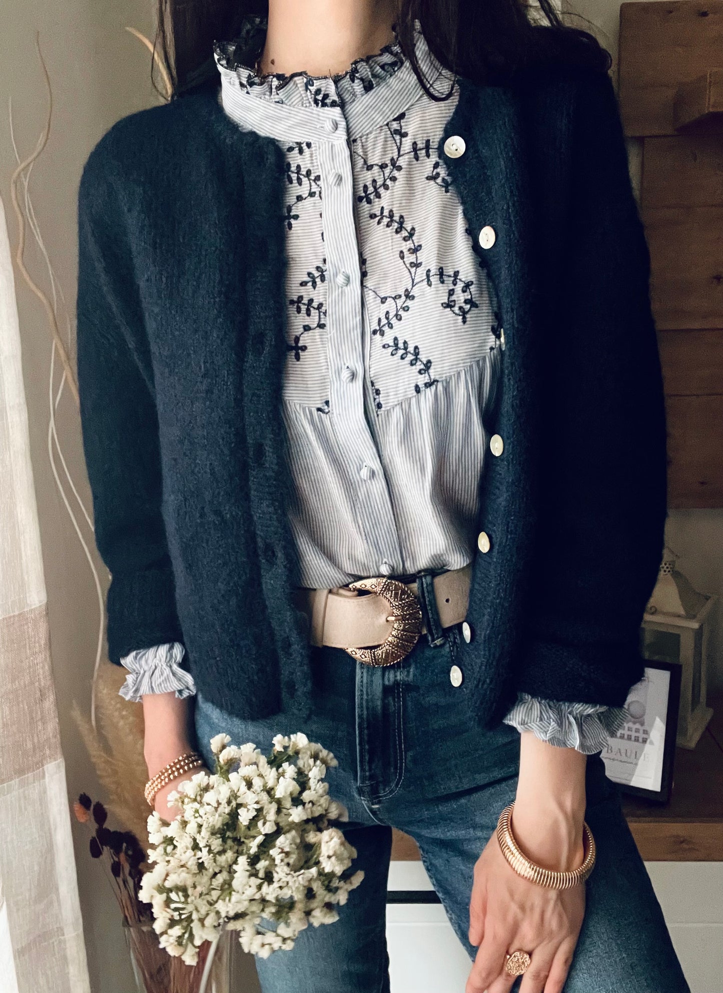 Cardigan Blu Marine