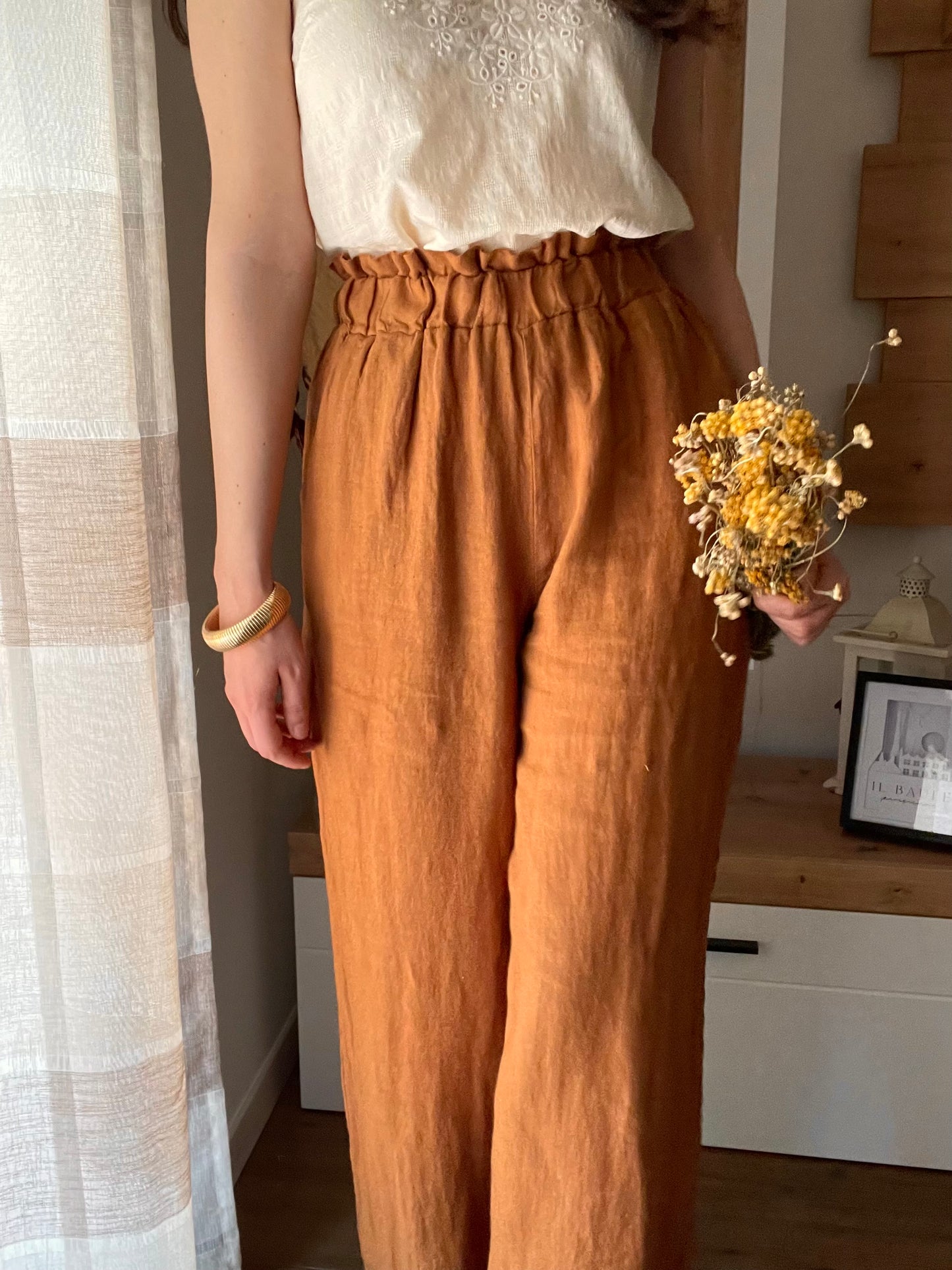 Pantalone 100% Lino (made in Italy)