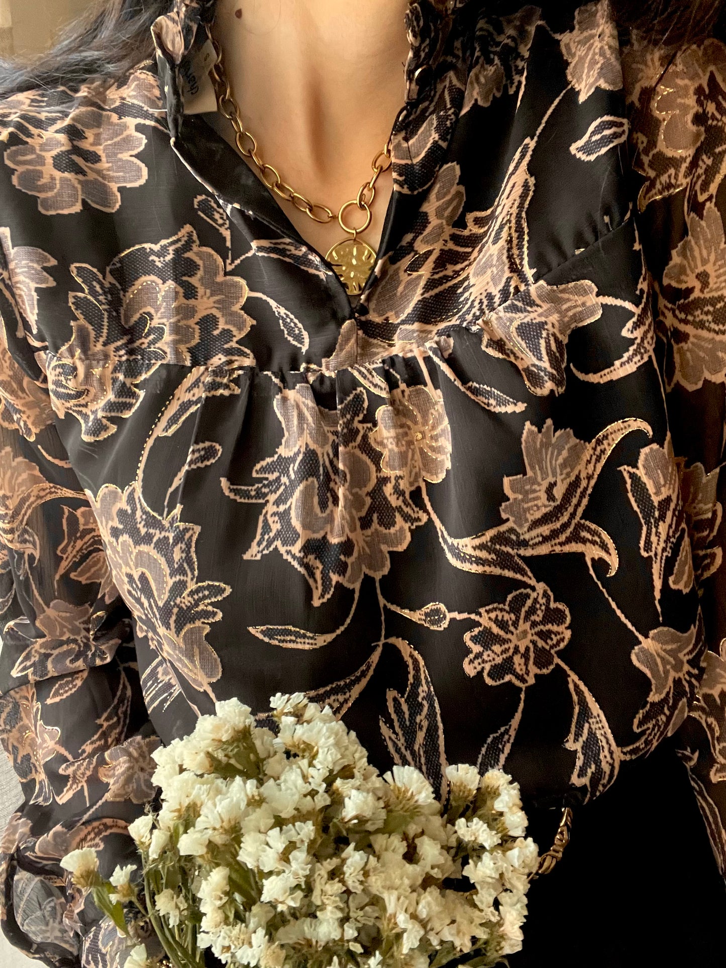Blusa Fiori Dark