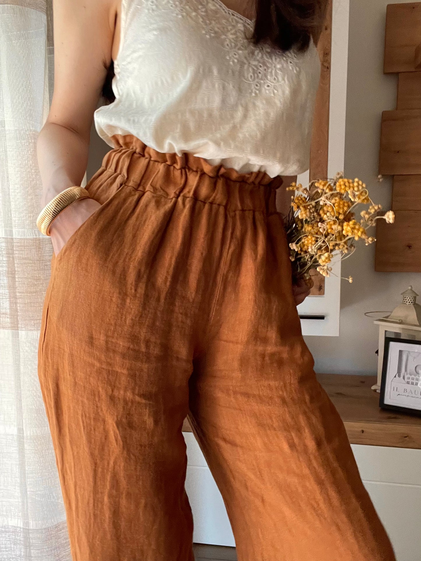 Pantalone 100% Lino (made in Italy)