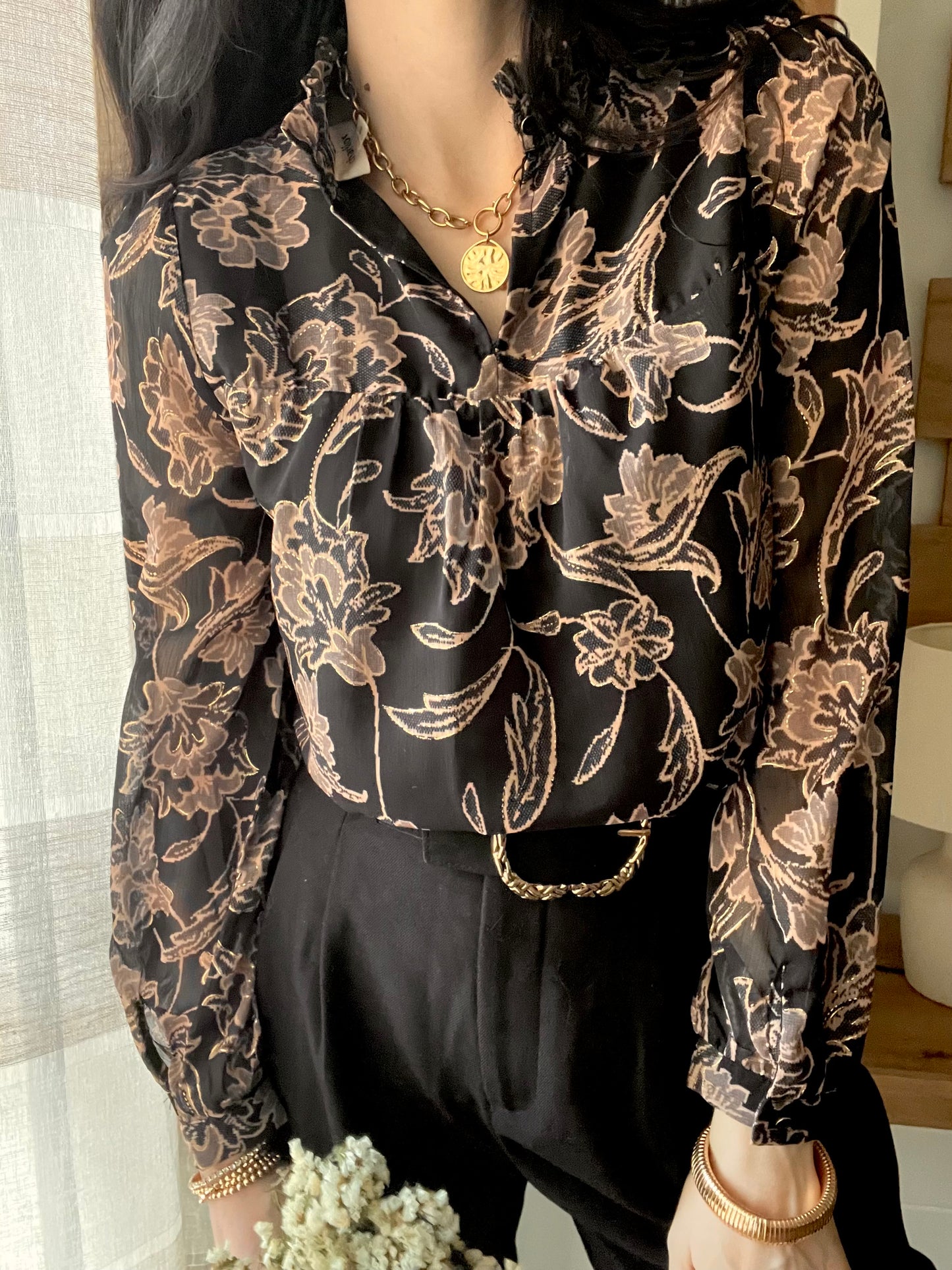 Blusa Fiori Dark