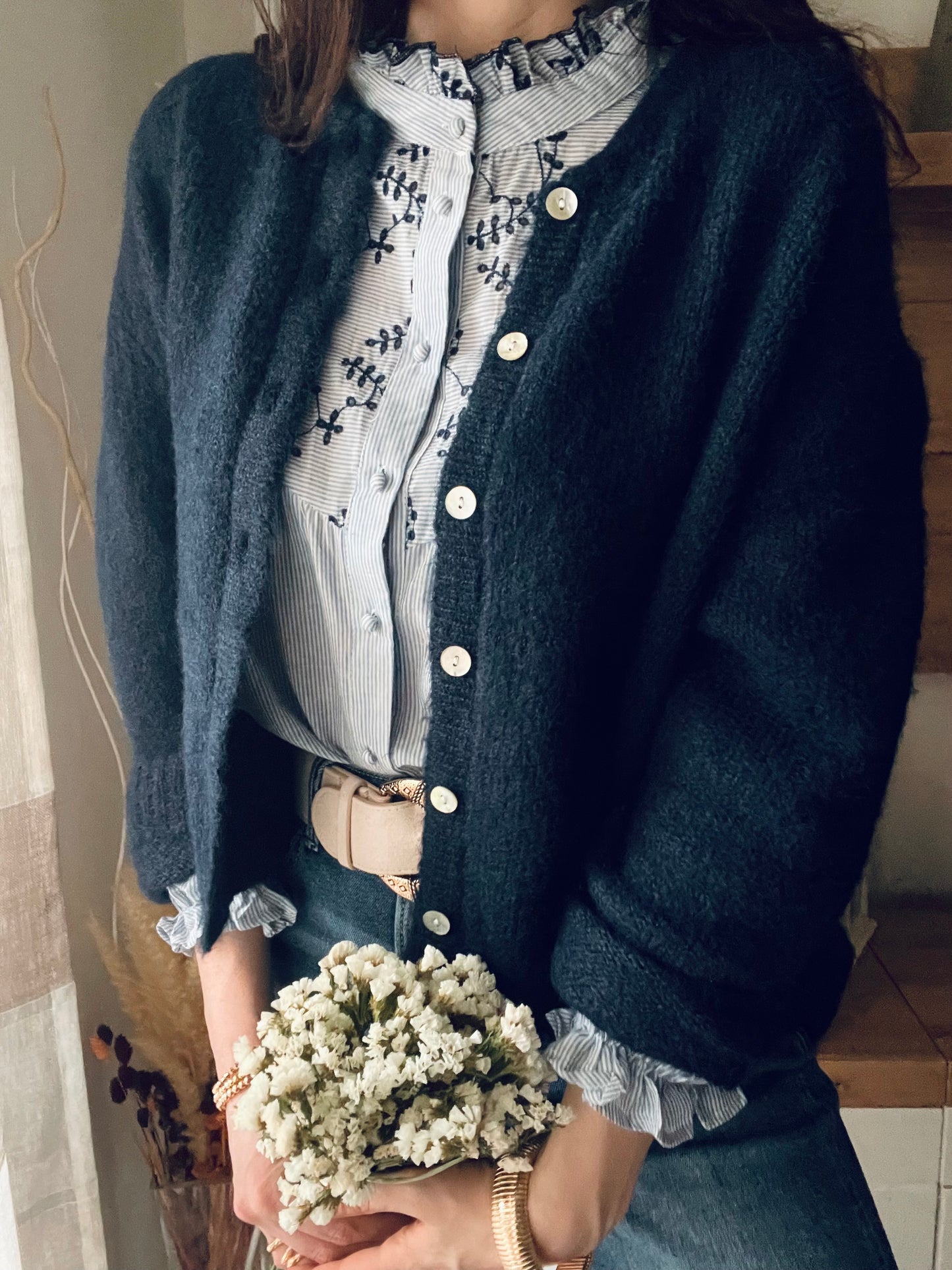 Cardigan Blu Marine