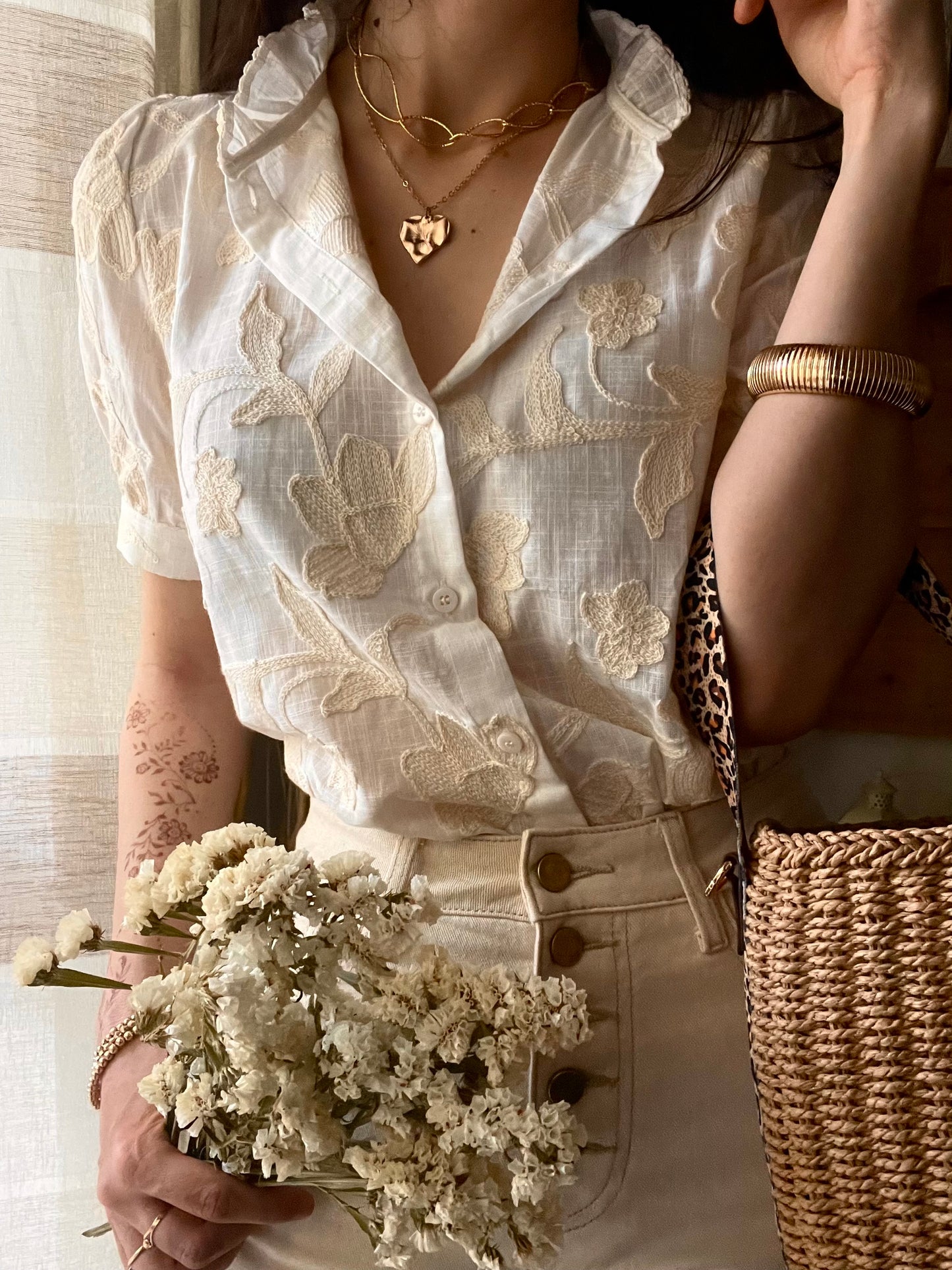 Camicia Fiori di Canapa