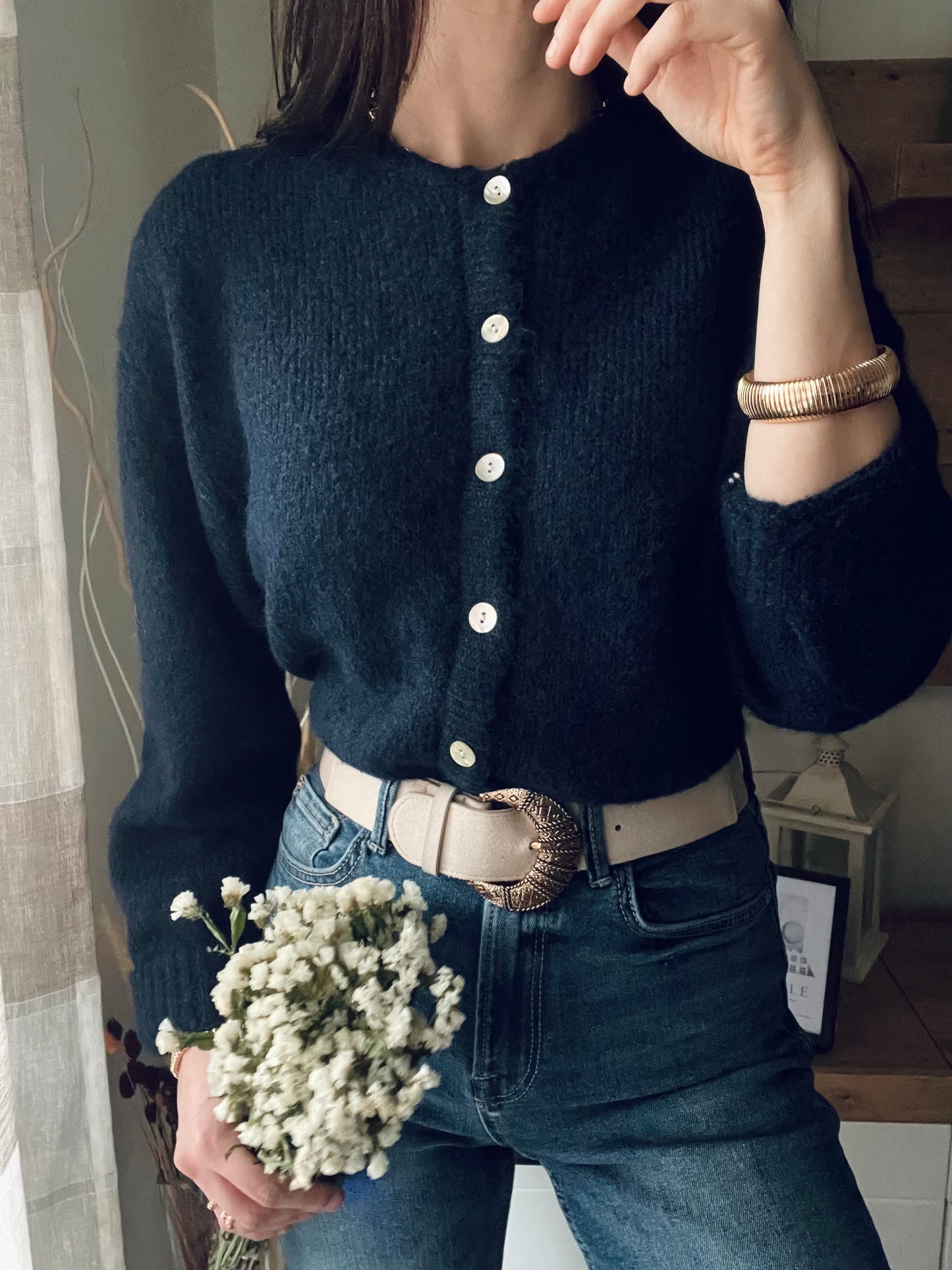 Cardigan Blu Marine