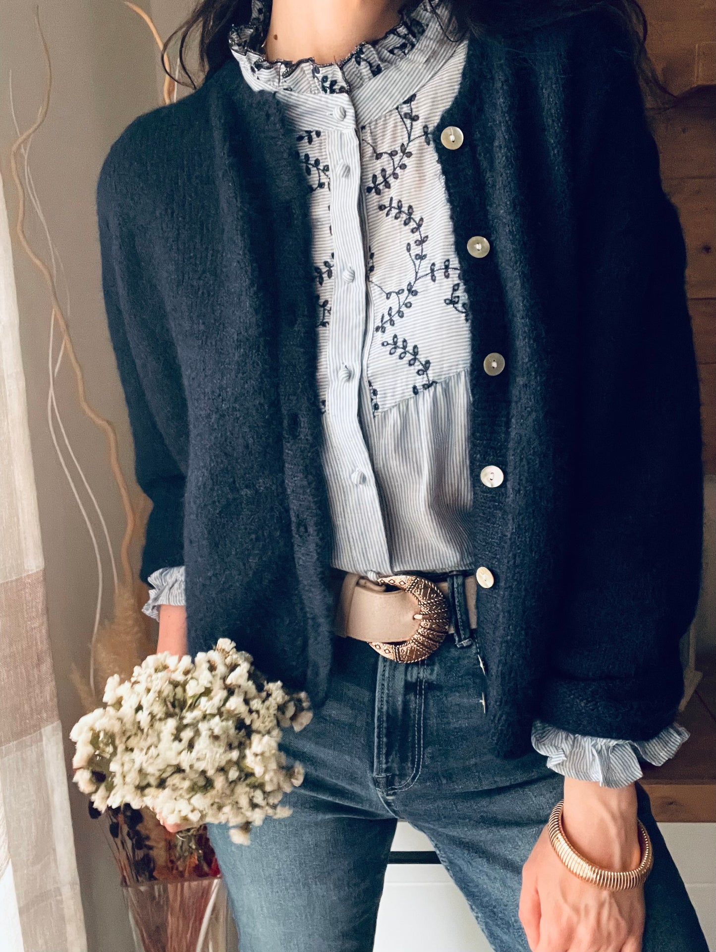Cardigan Blu Marine