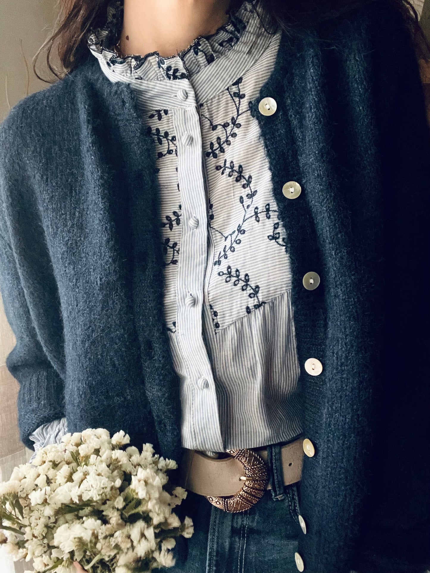 Cardigan Blu Marine