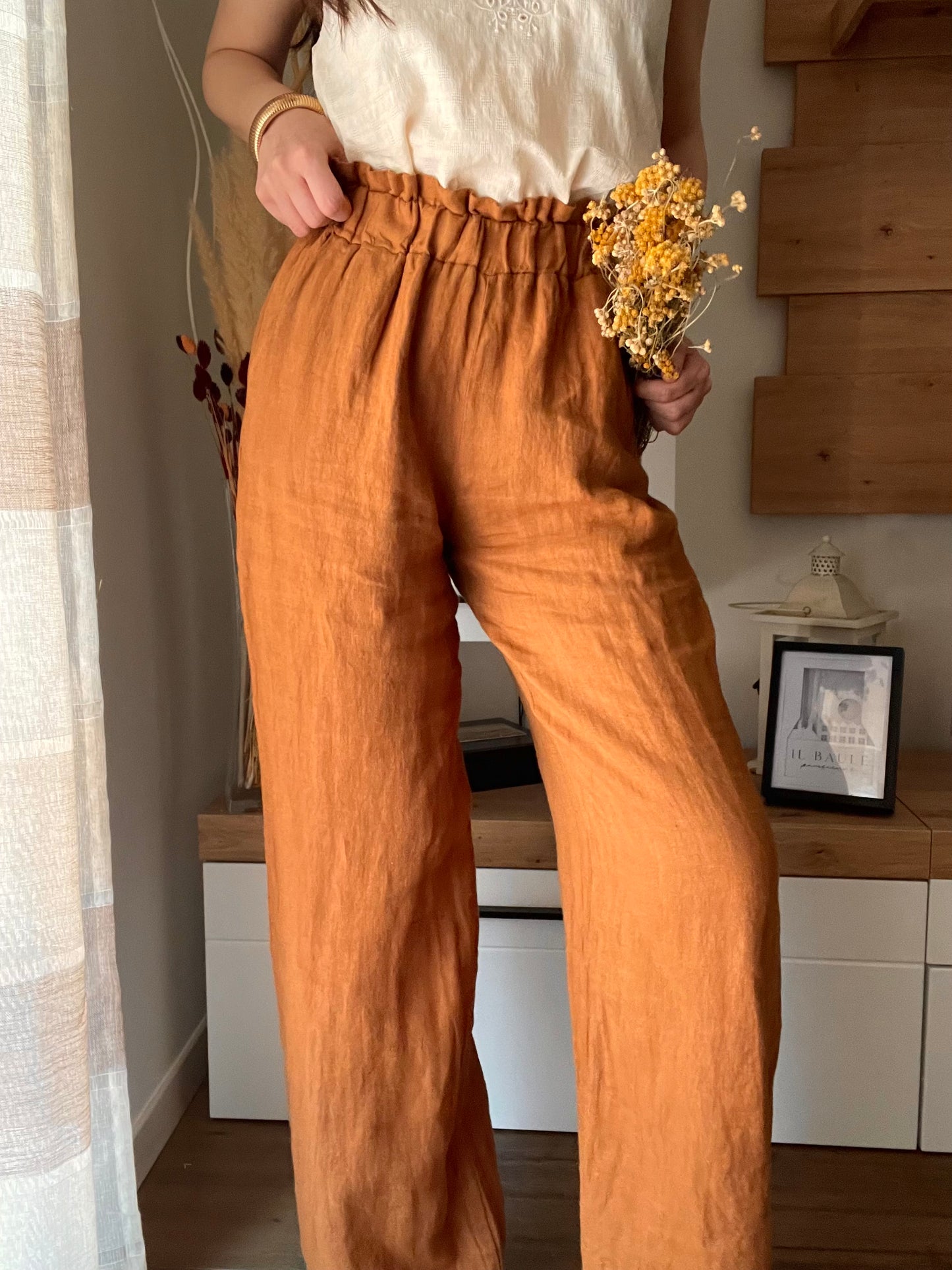 Pantalone 100% Lino (made in Italy)