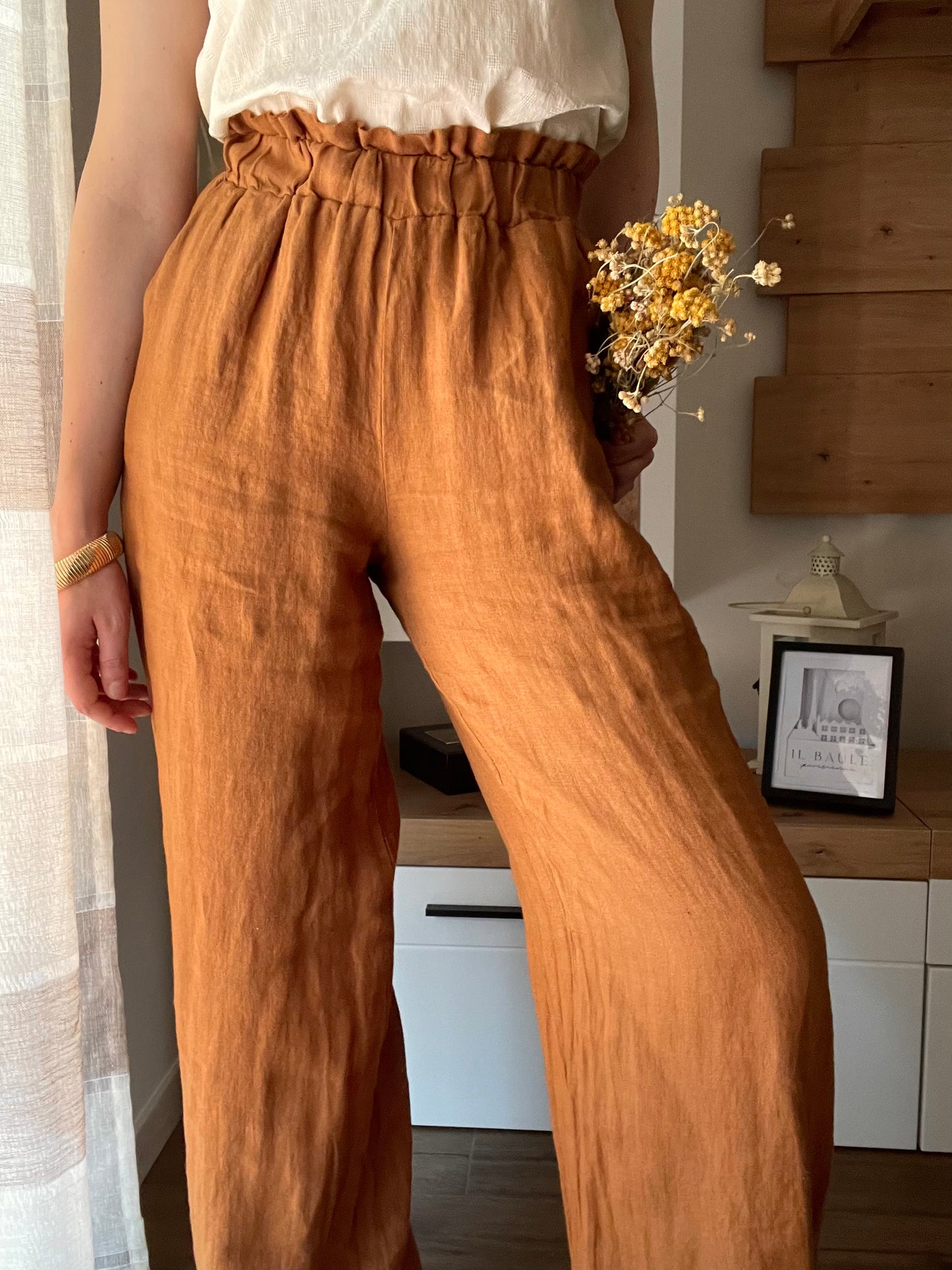 Pantalone 100% Lino (made in Italy)