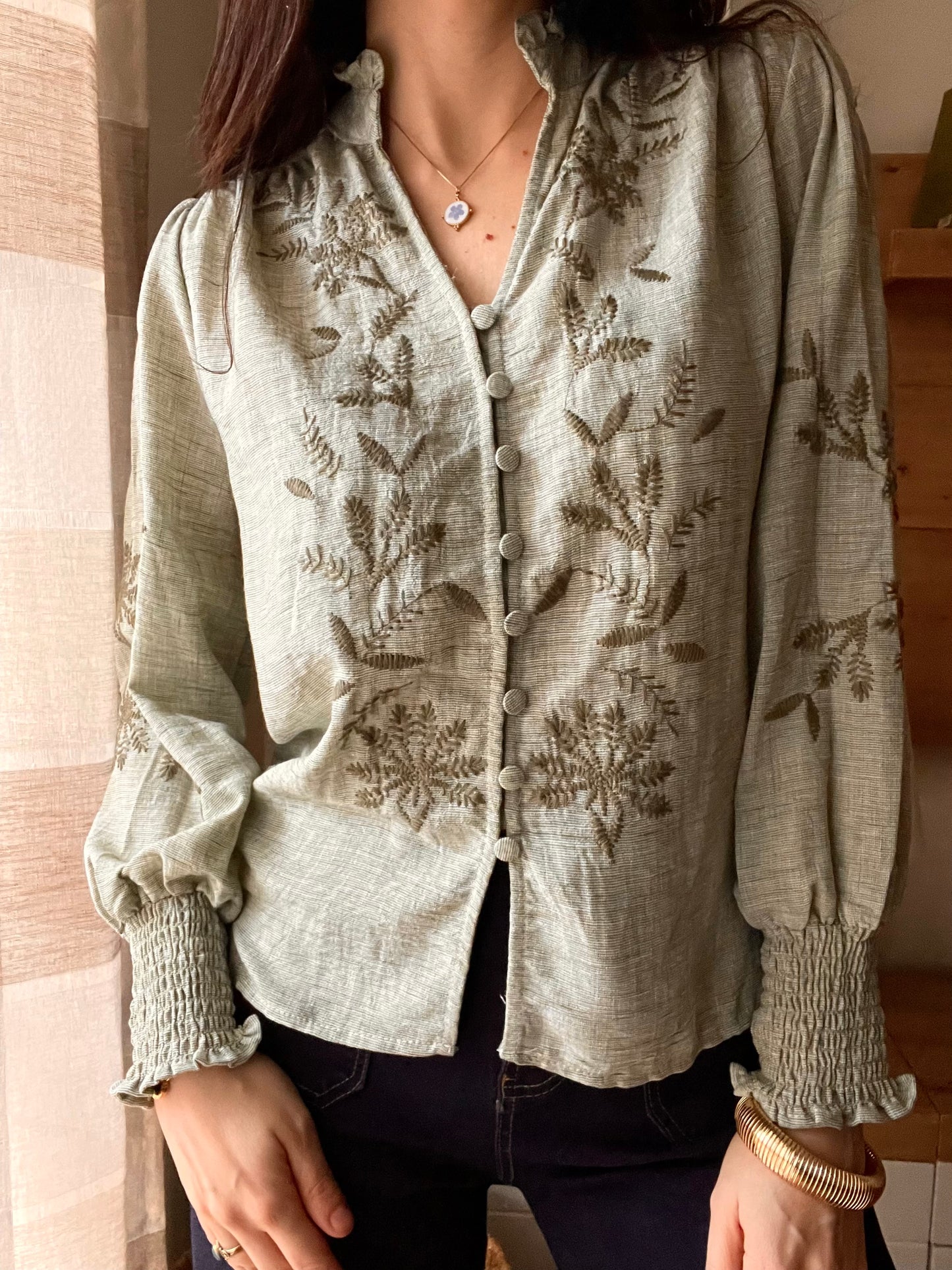 Camicia Light Green