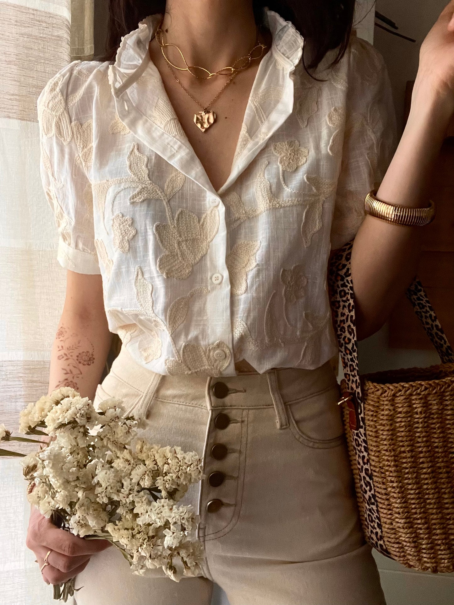 Camicia Fiori di Canapa