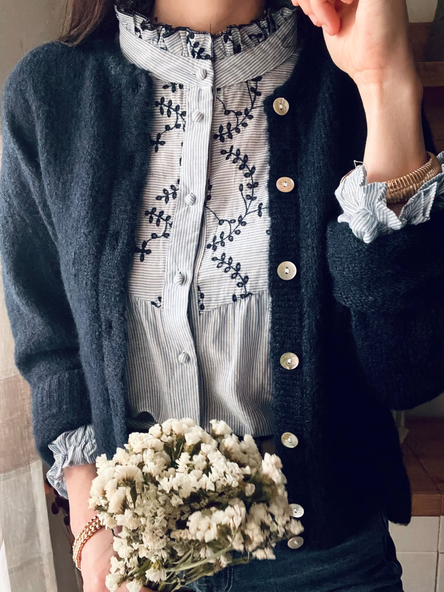 Cardigan Blu Marine