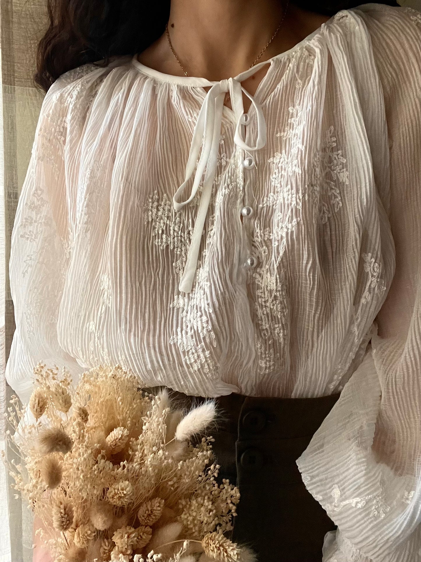 Camicia Madreperla Bianco