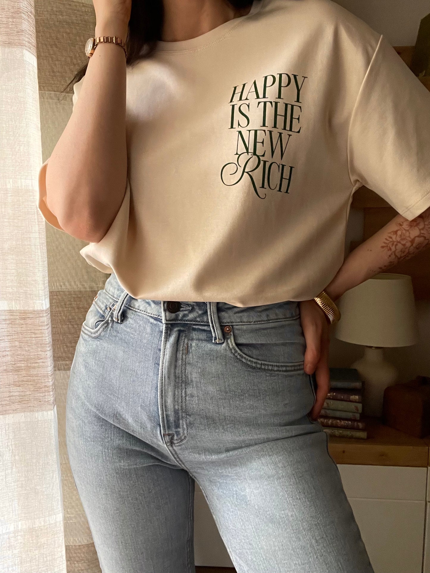 T-Shirt Happy is the new Rich