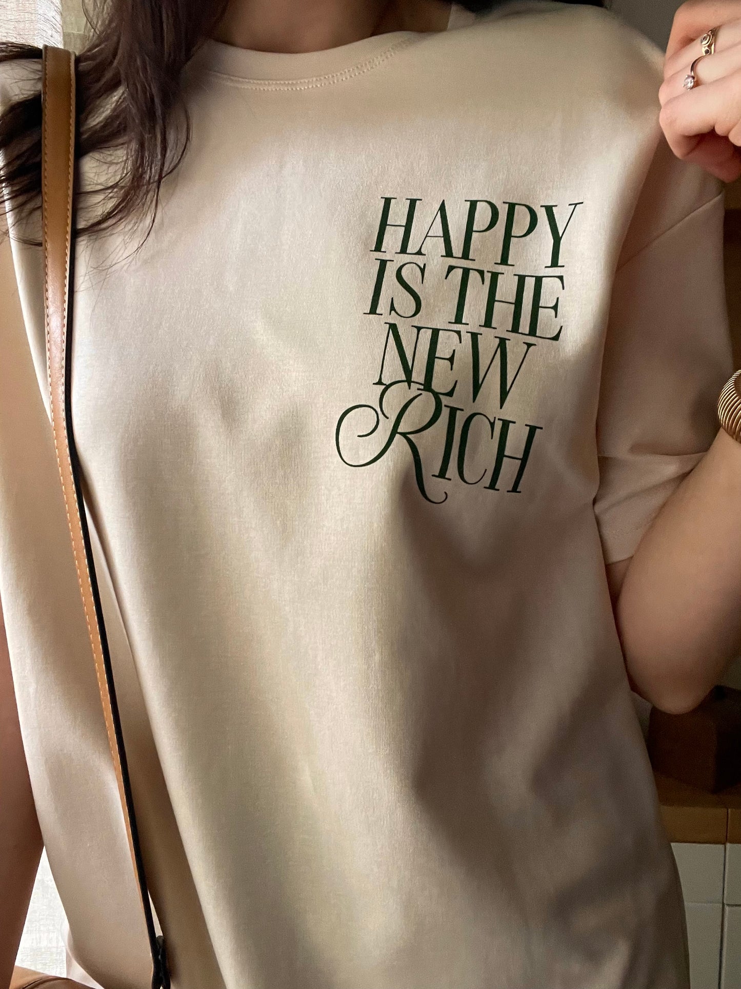 T-Shirt Happy is the new Rich