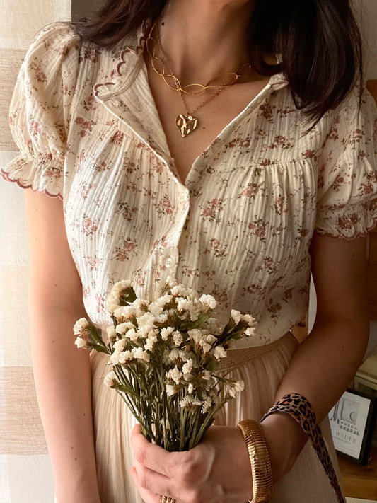 Camicia Cottage Core