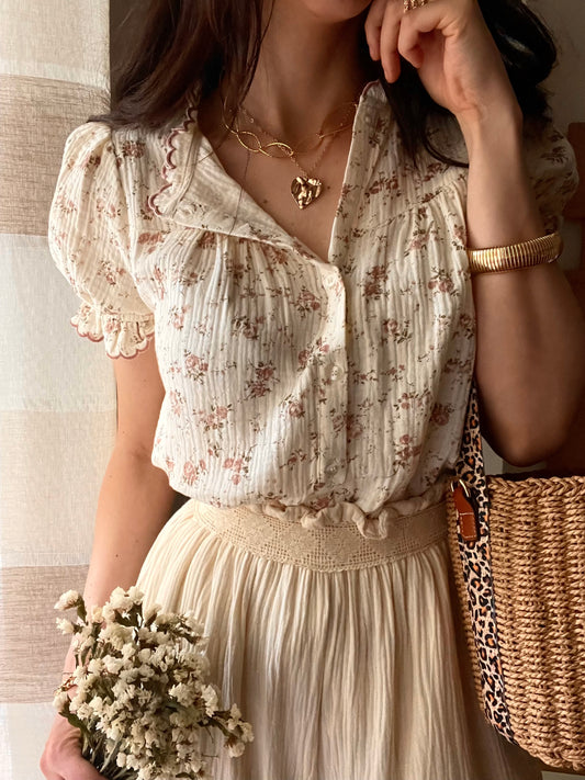 Camicia Cottage Core