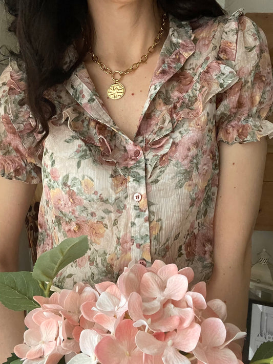 Camicia Vintage Flowers