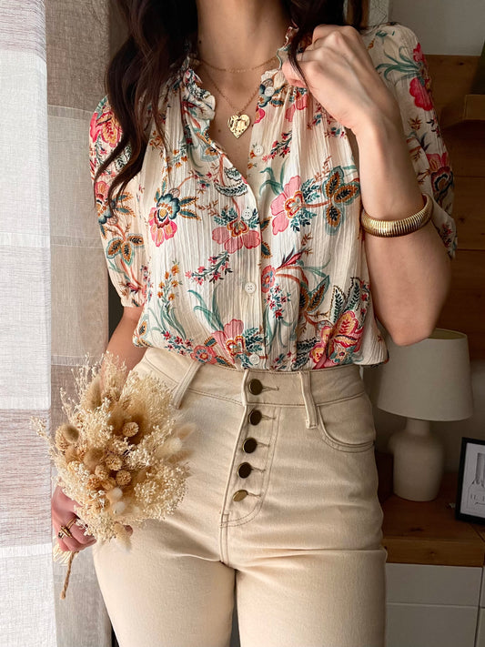 Camicia Flowers