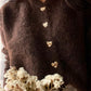 Cardigan Heart Choco
