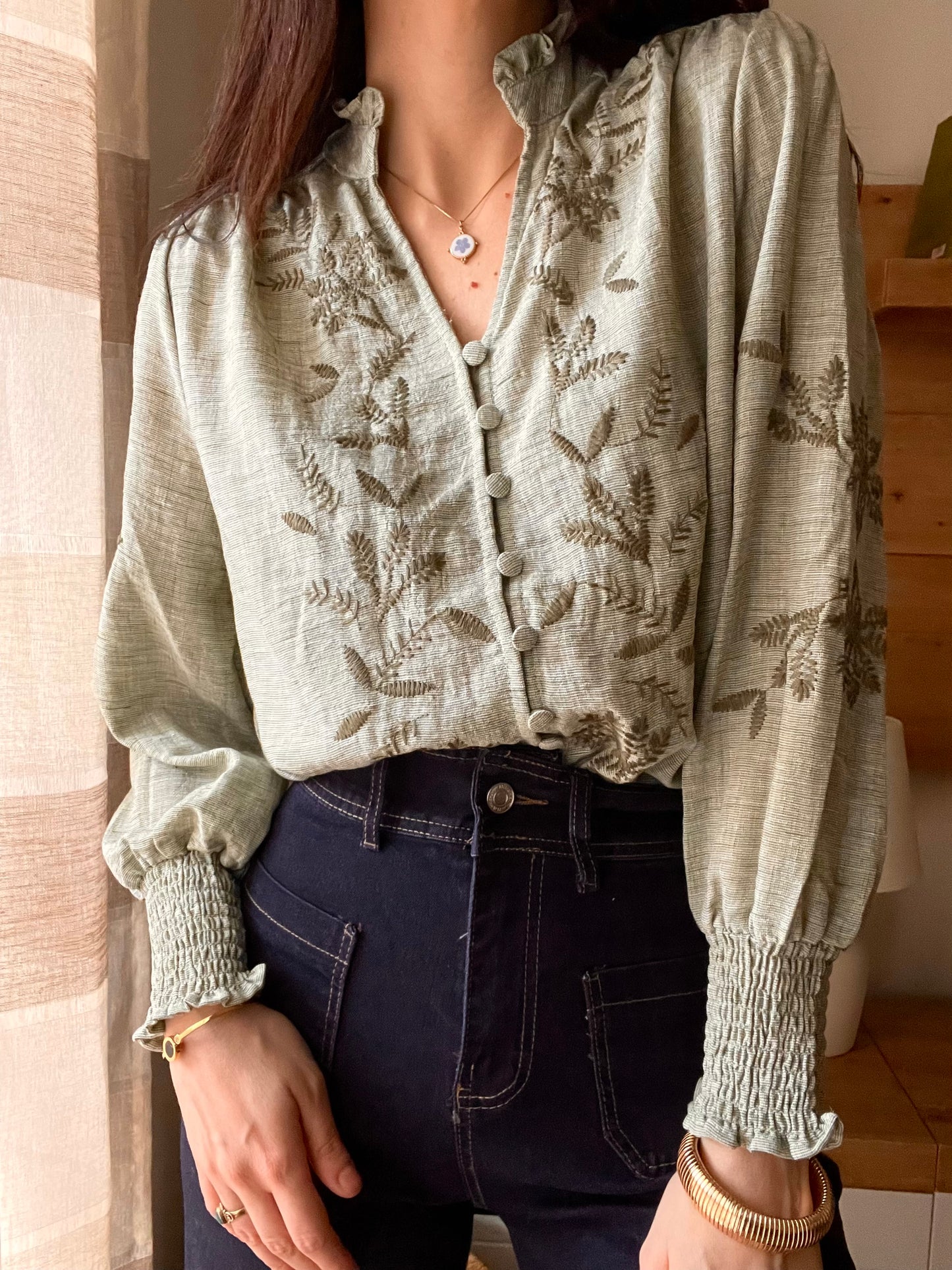 Camicia Light Green