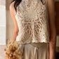 Top Crochet 100% Cotone