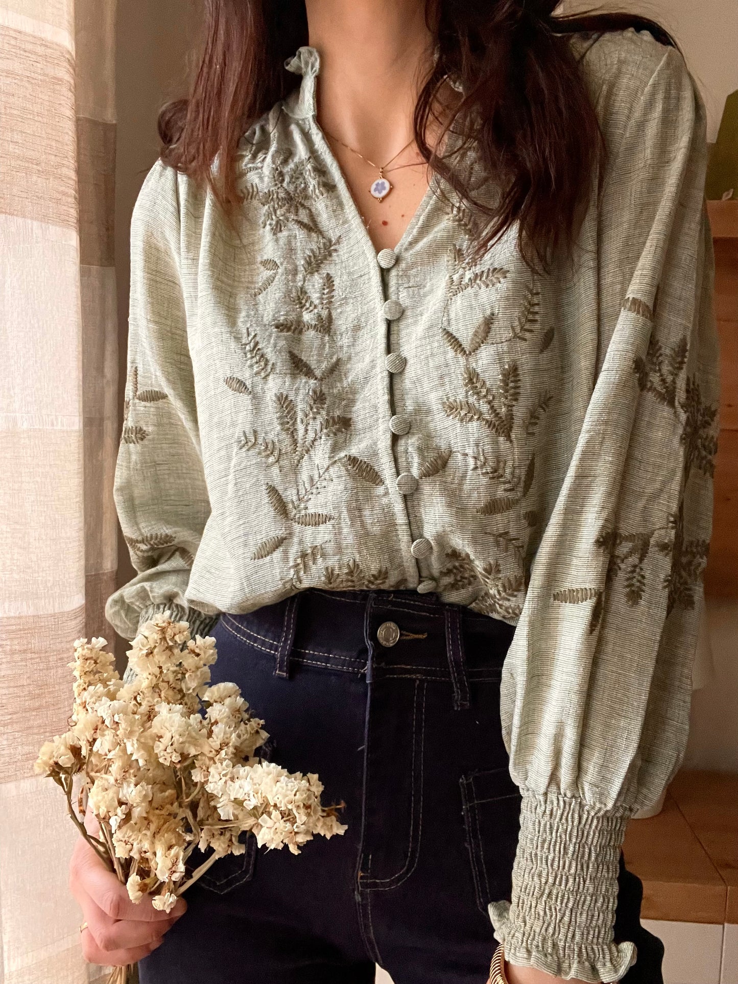 Camicia Light Green