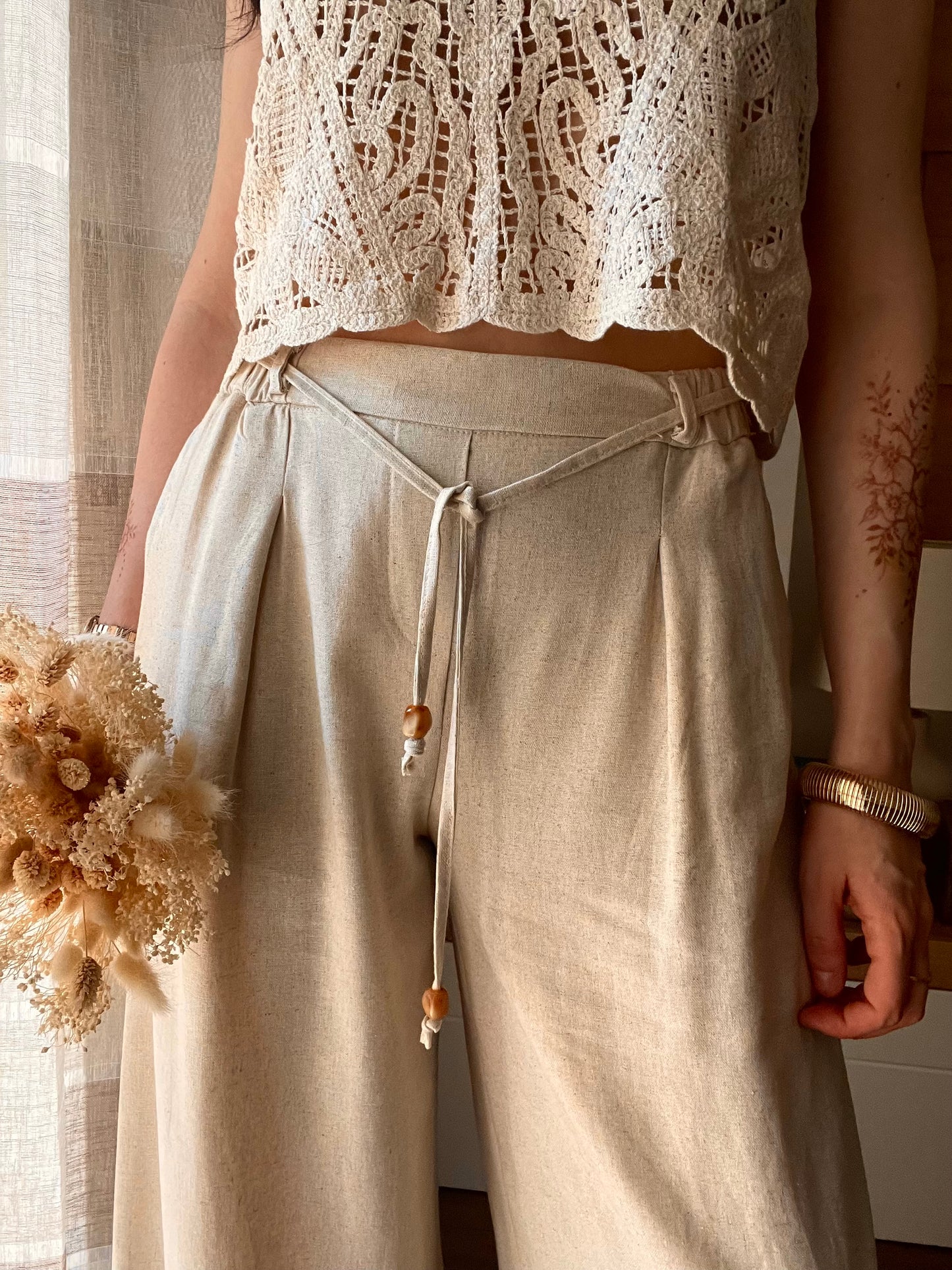 Pantalone Misto Lino
