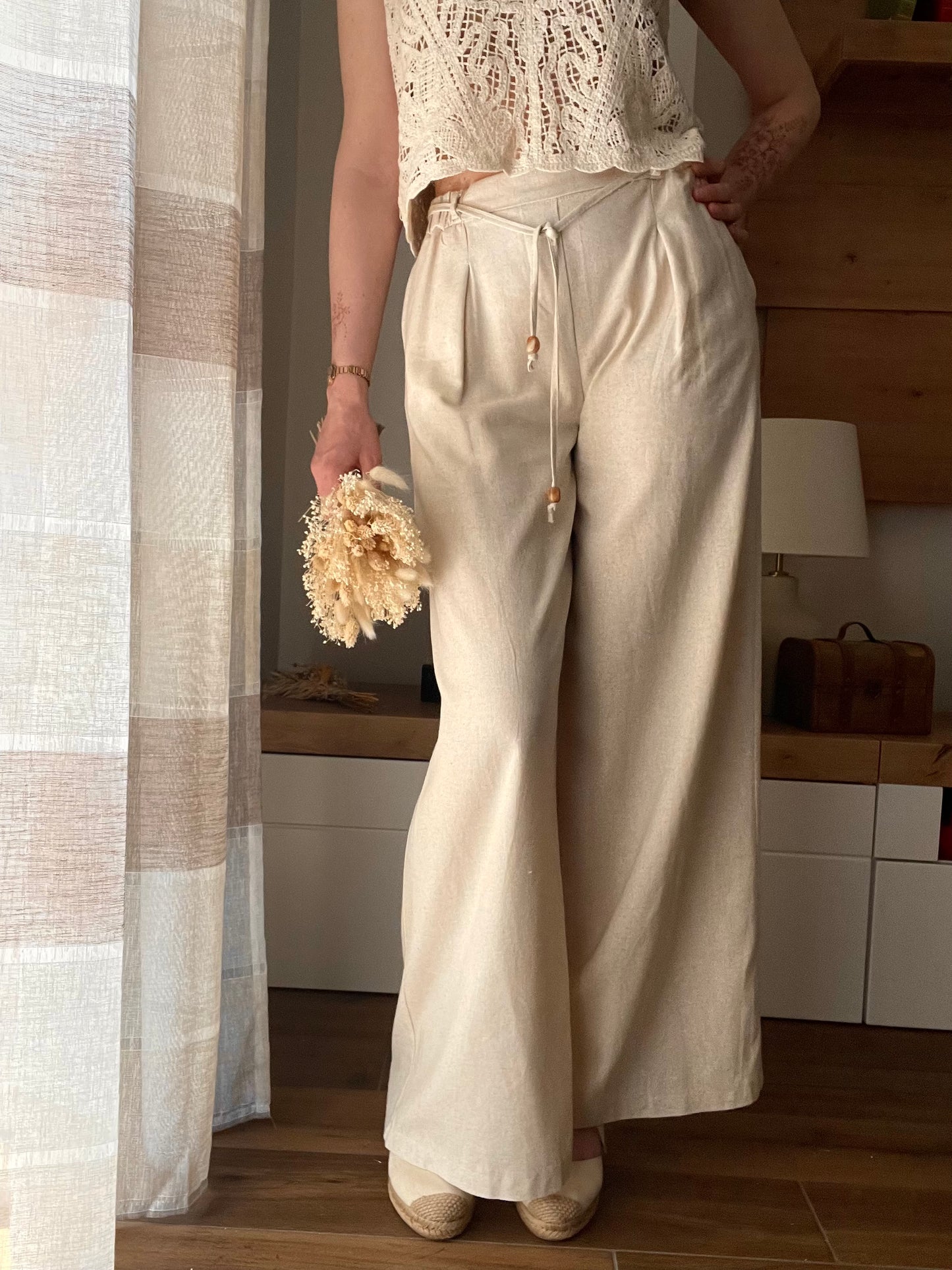 Pantalone Misto Lino