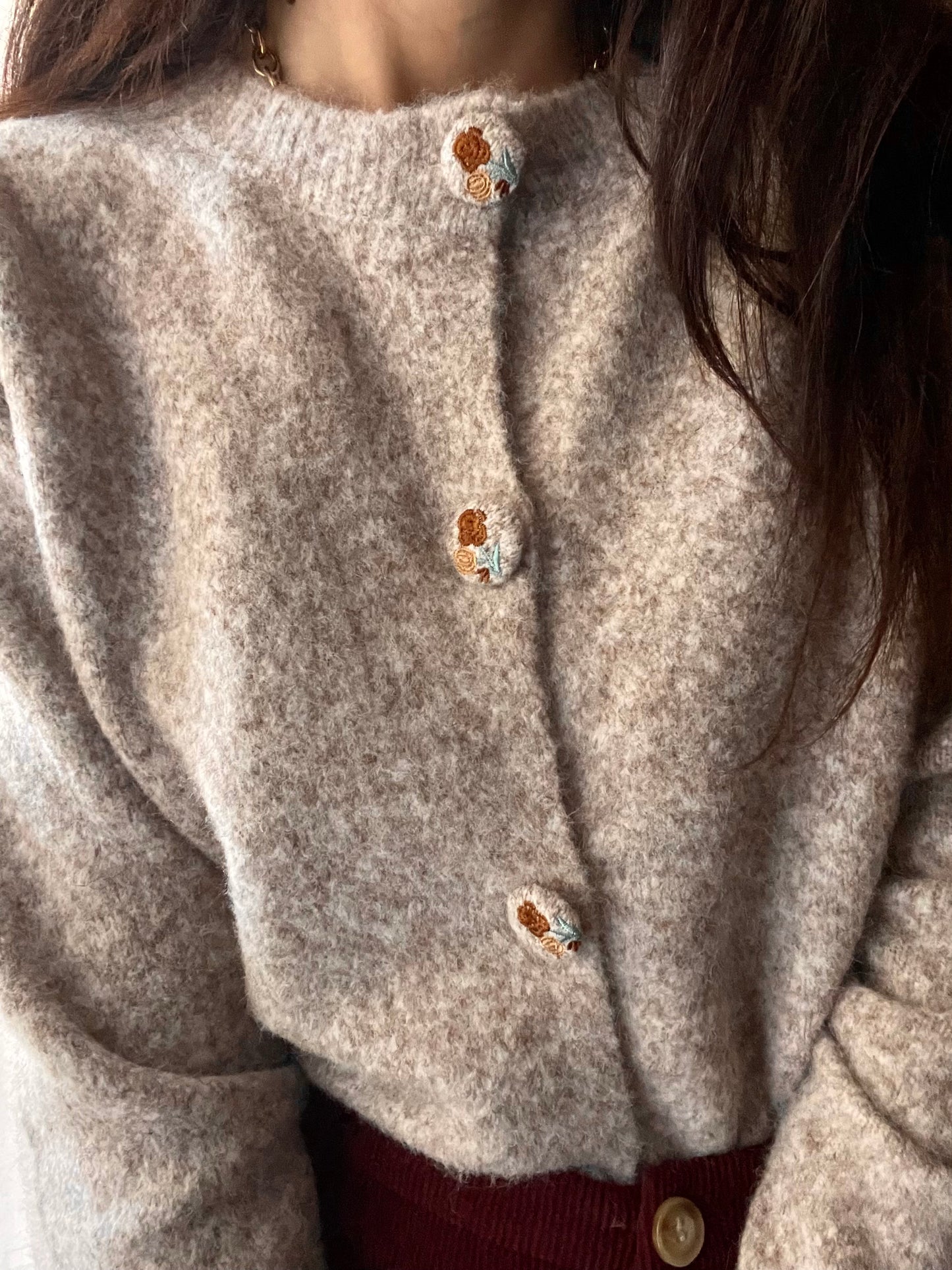 Cardigan Taupe