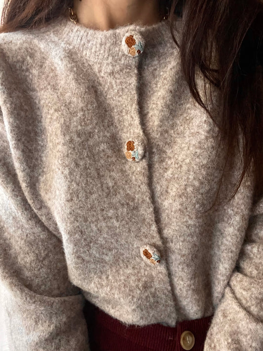 Cardigan Taupe