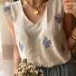 Top Fiori Blu