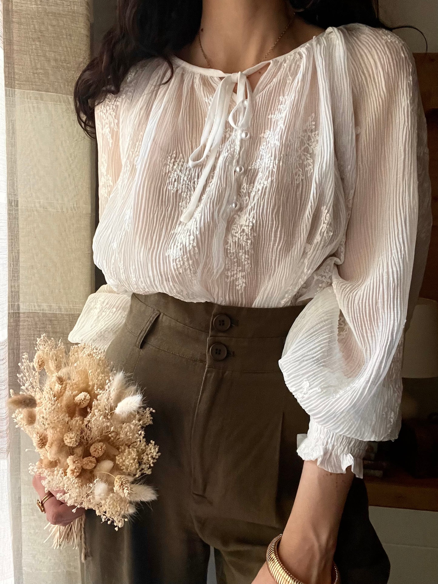 Camicia Madreperla Bianco