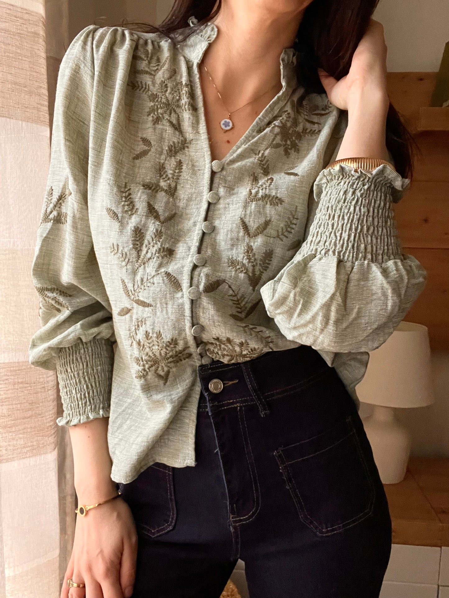 Camicia Light Green