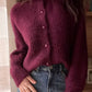 Cardigan Borgogna