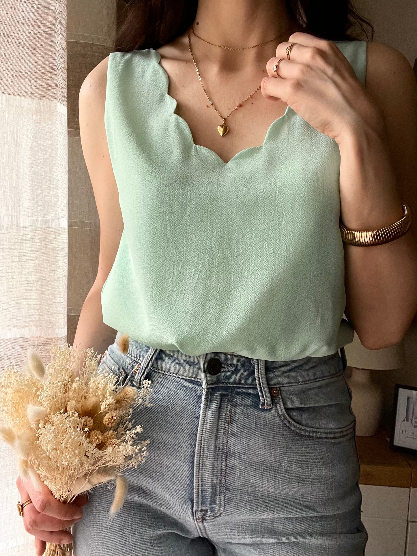 Top Verde Menta