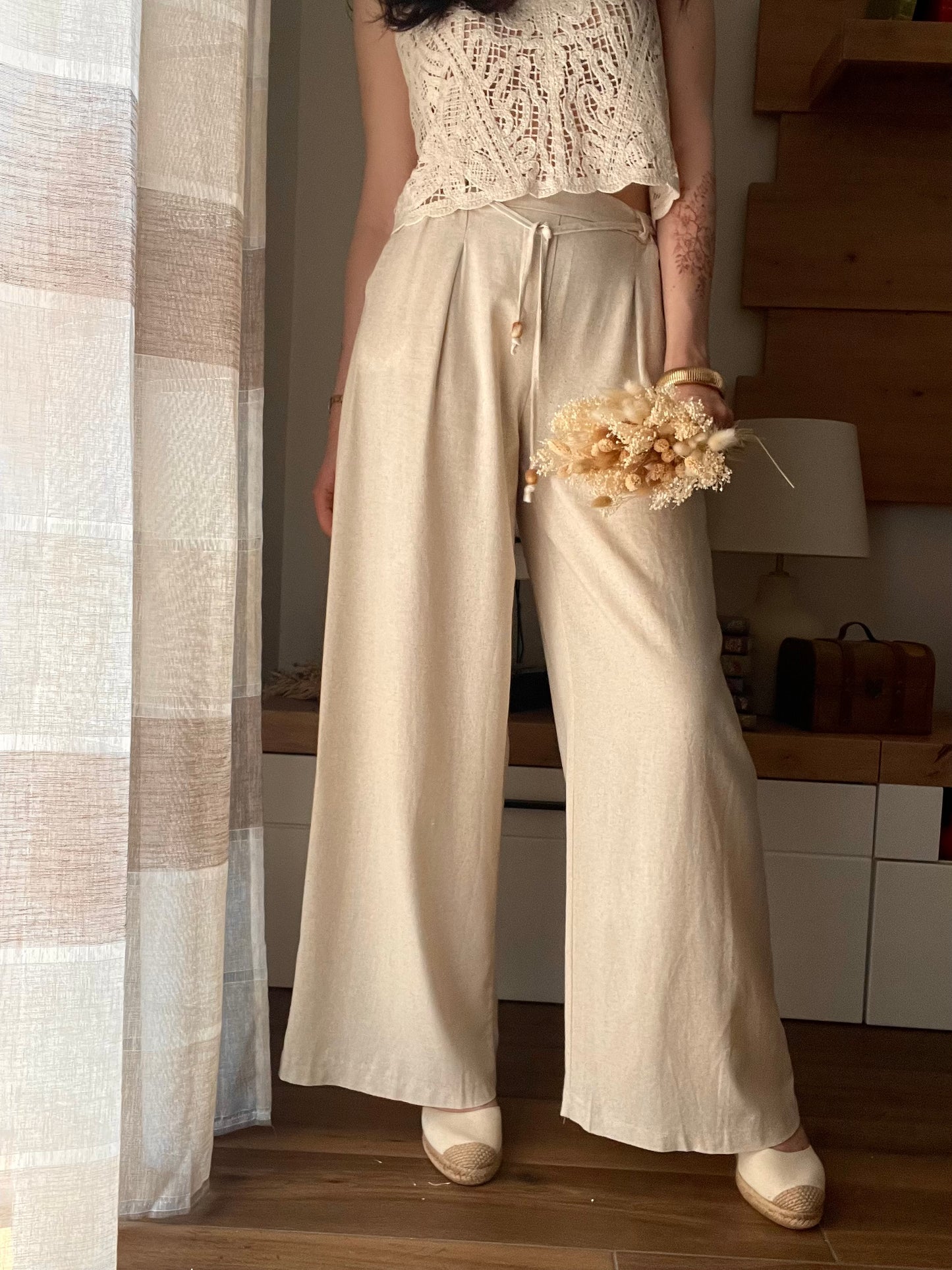 Pantalone Misto Lino