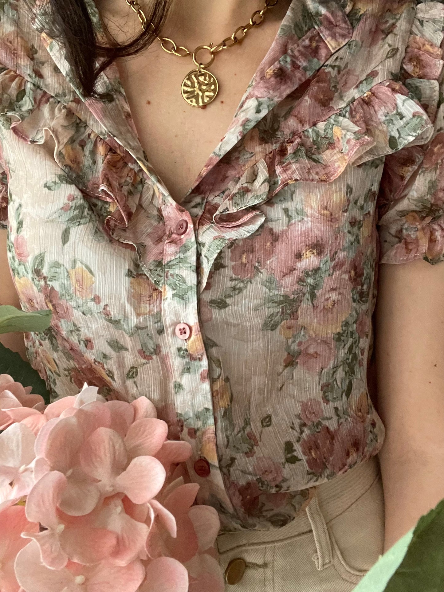 Camicia Vintage Flowers