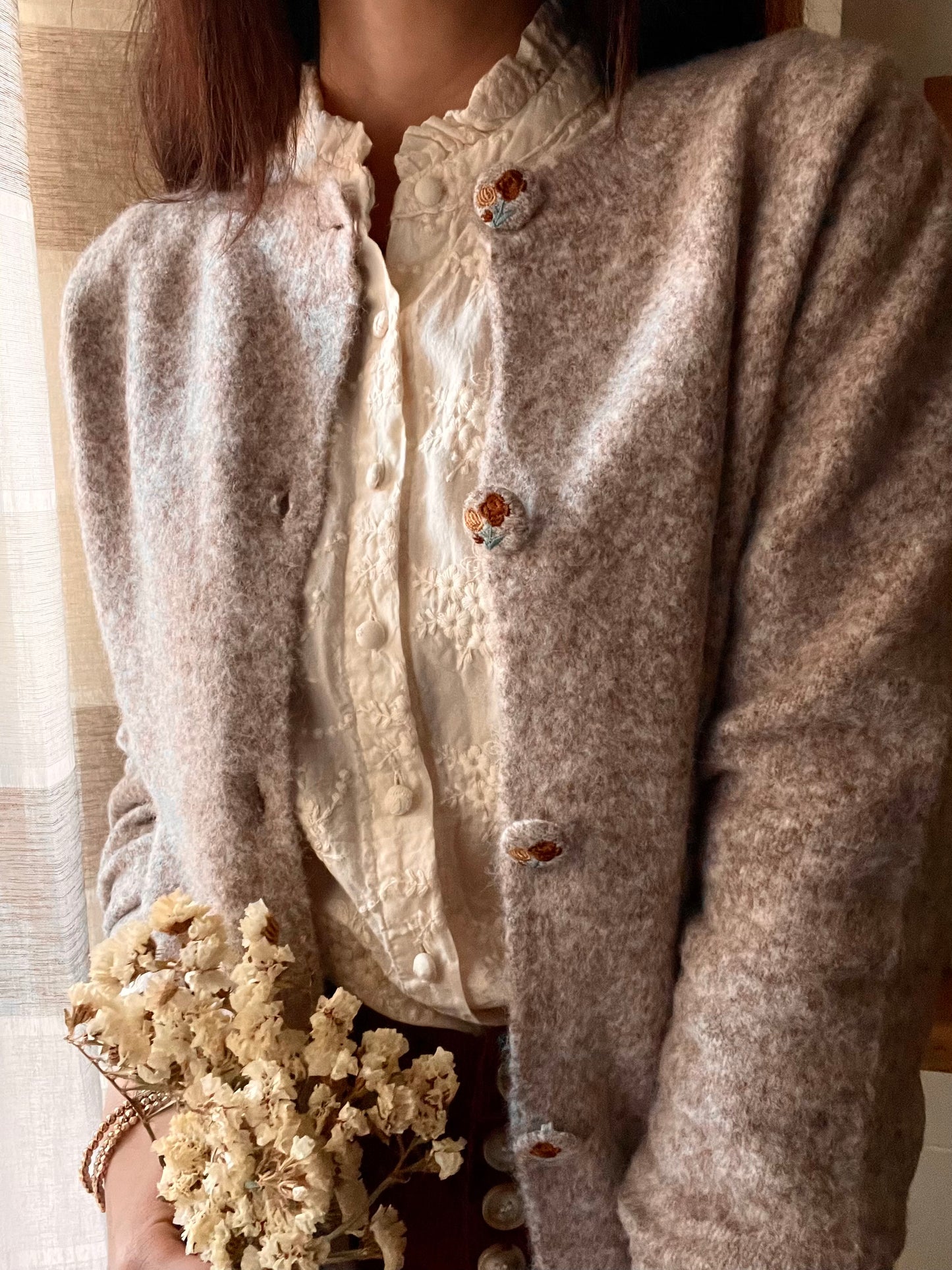 Cardigan Taupe