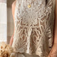 Top Crochet 100% Cotone